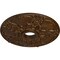 Ekena Millwork Norwich Ceiling Medallion (Canopies up to 4 1/2"), 18"OD x 3 1/2"ID x 1 3/8"P, Root Beer Crackle CM18NORBC - alternate 3